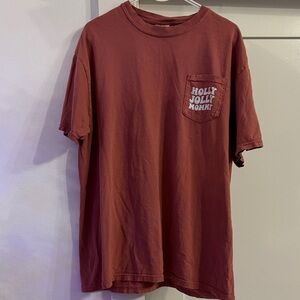 Hubs & Hers Holly Jolly Mommy distressed fun T-Shirt size XL